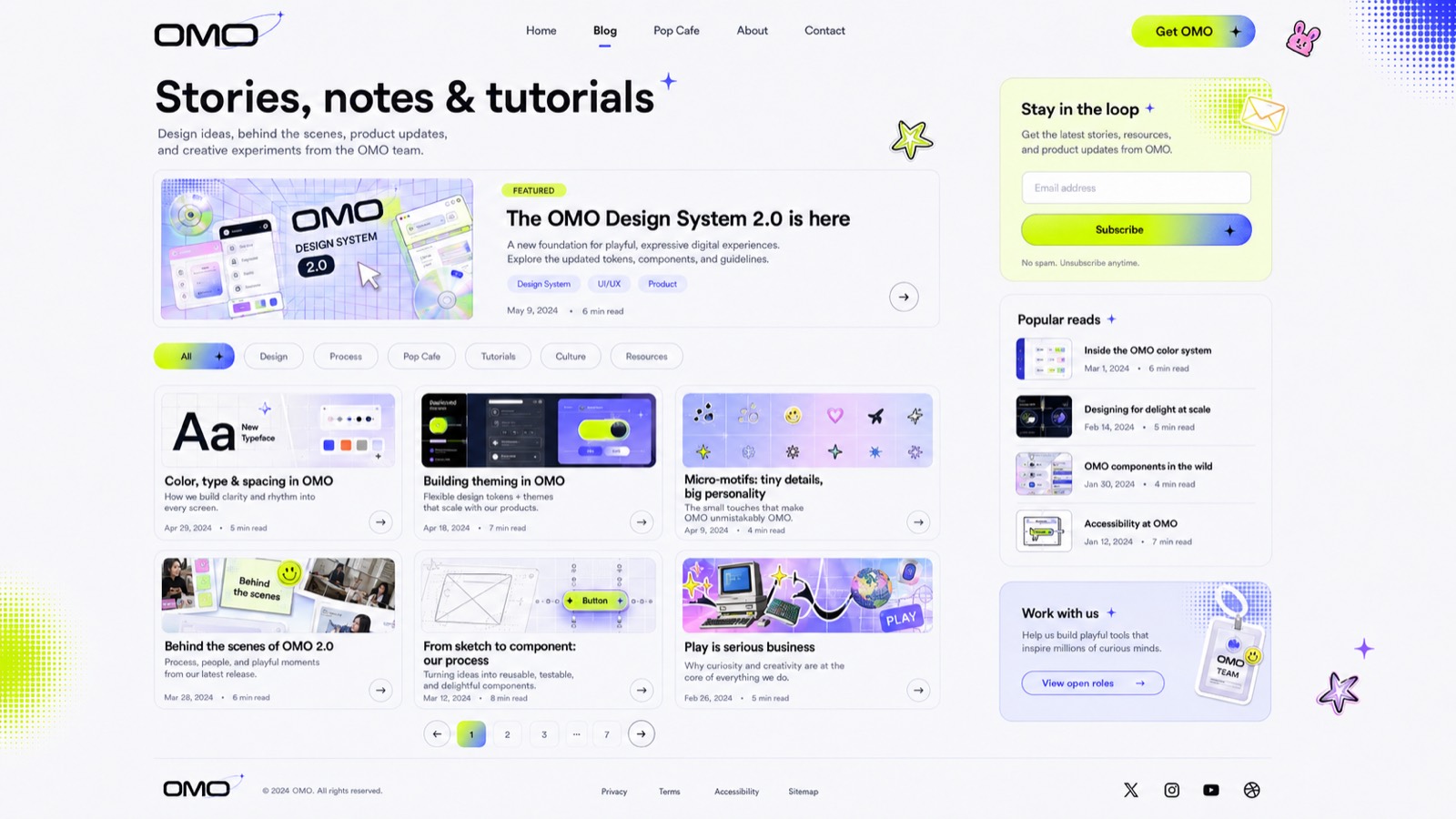Blog / index OMO 2.0 design reference